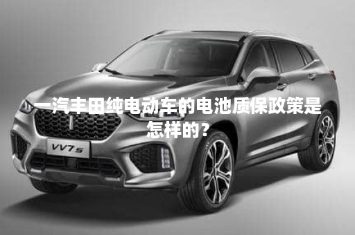 一汽丰田纯电动车的电池质保政策是怎样的？